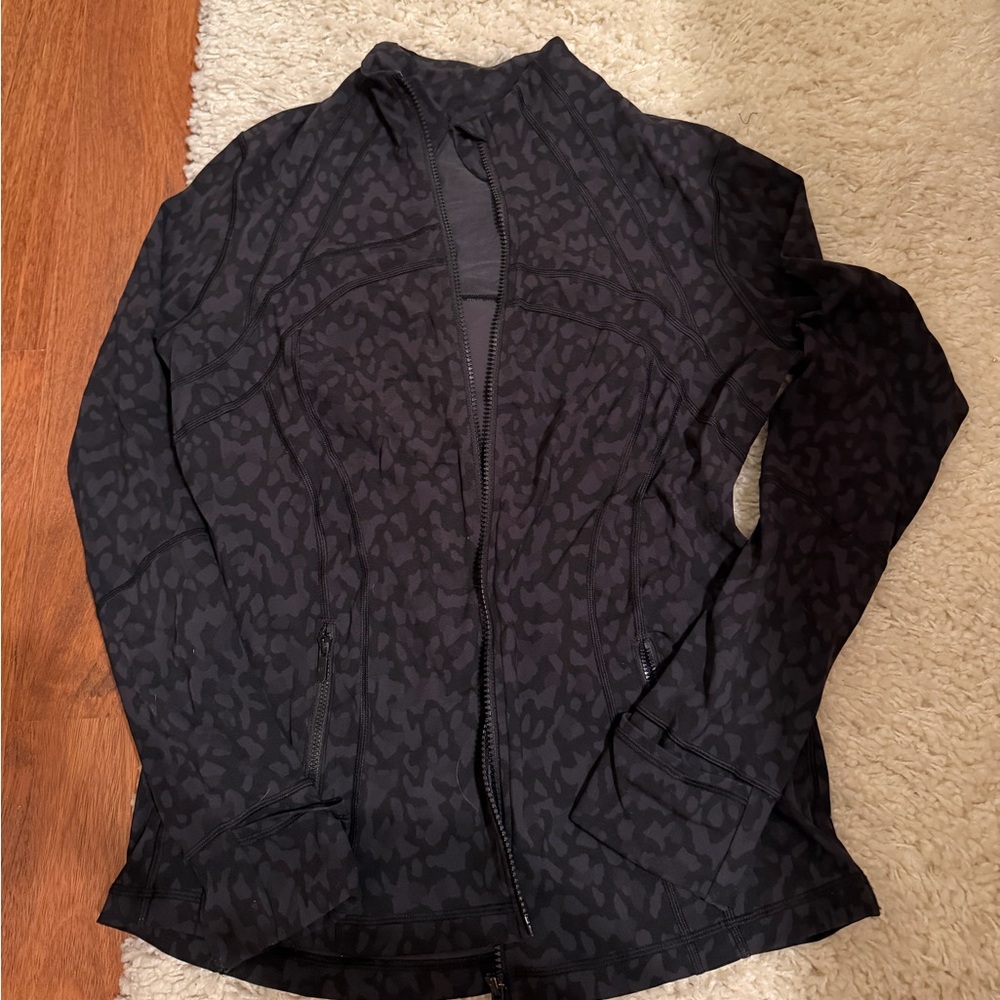 lululemon athletica Black Patterned cheetah align Jacket